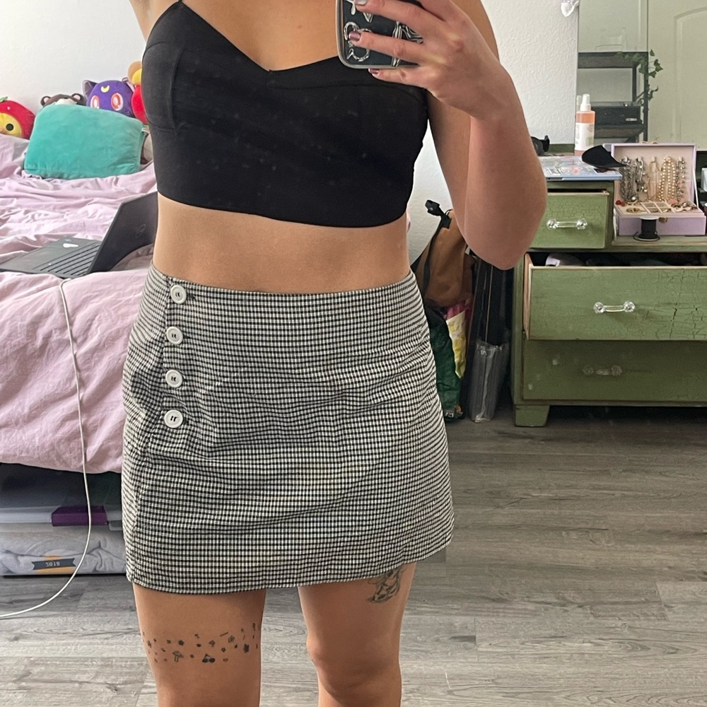 Urban Outfitters Plaid Mini Skirt